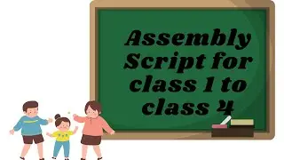 Assembly Anchoring For Small Classes l Simple Assembly Anchoring Script
