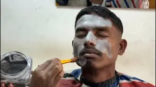 SCHOOL BOY BEARD SHAVE SCRUB CHARKOL OR BUZZ HAIRCUT TUTORIAL BARBERSHOP 💈 INDIAN BOY 