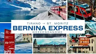 Bernina Express Scenic Train Journey | Tirano to St. Moritz 🇮🇹🇨🇭| @Weekendandme 