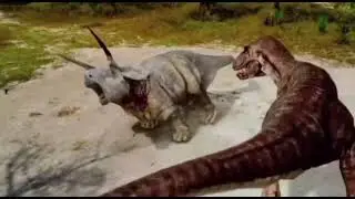 Sue T Rex vs Triceratops