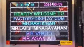 LED Bulletin board - multi line text board full colour