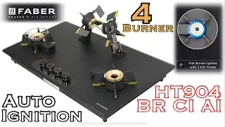 Faber | Built In Hod | 4Burner | Auto Ignition | Anti Gas Locking |