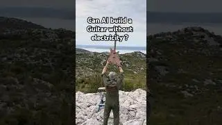 Question ? Can A.I. build a electric guitar without electricity ? #craft#ai #craft #guitar