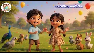 மயிலே மயிலே | Mayile Mayile | Learn Tamil kids Rhymes