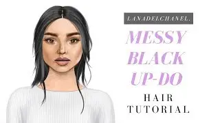 MESSY UPDO | Stardoll Hair Wig Tutorial | LanaDelChanel.