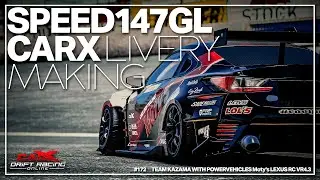 【CarX Drift Racing Online】CAR LIVERY MAKING vol.172〈Moty's LEXUS RC VR4.3〉