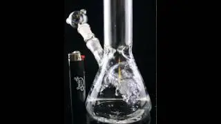 UPC &ldquo;Simply Guy&rdquo; Clear Beaker Base with Ice Pinch Basic Water Pipe