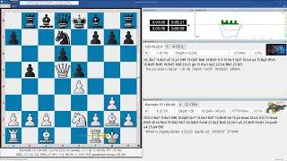 2019 WCCC Komodo 13.1 vs. Leela Chess Zero 42855, TC = 5m+5s