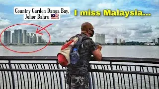 View of Mainland Malaysia (Johor Bahru) from Singapore - Sungei Buloh Wetland Reserve #travel