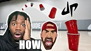 Cup Trick Shots | Dude Perfect REACTION! THESE SHOTS ARE INSANE!!!!
