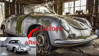ASMR Car Restoration | 1959 Porsche 356A Speedster, Fully Restored