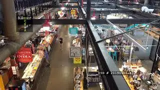 Historic North Market of Columbus Ohio Interior Elevated View