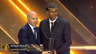 LaLiga Best U23 Player of 2025 | Lamine Yamal | Globe Soccer Awards 2025 - 16th Edition | Dubai |