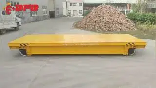 15T Transfer Cart, Battery Powered Rail Trolley For Mold Plant