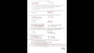 Previous Question Paper| Inspector of Legal Metrology| Part 7