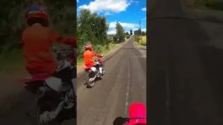 2022 Crf 125f vs Crf 80f #racing #honda #2022 #crf125f #new #vs #old  #crf