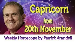 Capricorn Weekly Horoscope from 20th November - 27th November 2017
