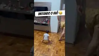 Beb&ecirc; imitando  av&ocirc; 😂 #shortsvideo #shortvideo #shorts #short #bebe #bebek #bebes #beb&ecirc; #shortsfeed