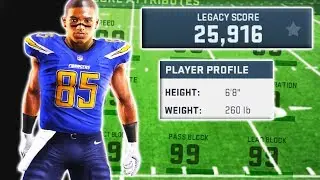 Career of a 99 OVERALL Rookie Tight End (Madden 19 Experiment)