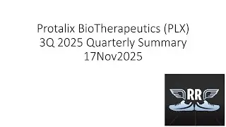 Квартальный отчет Protalix Biotherapeutics PLX за 3 квартал 2025 г., 17 ноября 2025 г.
