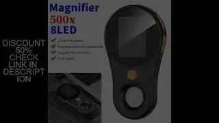 500X Handheld Digital Microscope 2 Inch IPS Screen Electronic Coin Magnifier Portable Microscope Cam