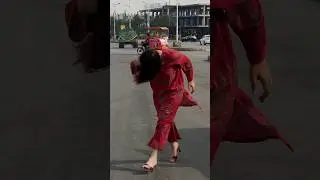 Wind + Red Dress = Perfect Aesthetic 🔥 | Viral Short.  #desivibes #viralvideo #pakistan