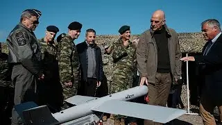 Greece showcases domestic drones in military drill