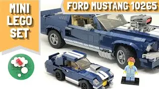 Minifigure Scale LEGO Ford Mustang 10265