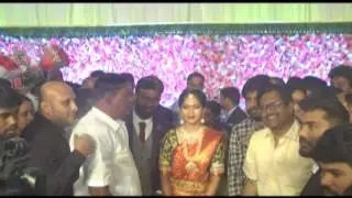 kilaru rajesh and rv prasad sir attend paritala ravi's son paritala sriram engagement reception