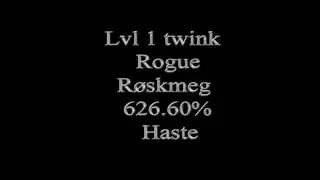 INSANE HASTE RATING LVL 1 - R&oslash;skmeg [HD]
