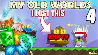 Checking My Old Growtopia Worlds for EXPENSIVE Items pt.4 (RIP 500 DLS!) | GrowTopia