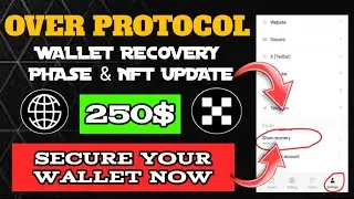 Over Wallet Latest Update | Over Wallet Recovery Phrase & NFT  | Over Protocol Mainnet Update