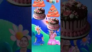 Wow cake 🎂 🤪wait for the end 😂 twist #funnyvideo #funnyshorts #cartoon #youtubeshorts #short #vfx🪼