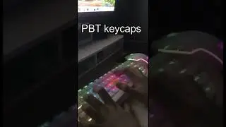 keycaps ASMR PBT and ABS difference #keycaps #short