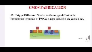 CMOS Fabrication | N well Process | CMOS Inverter fabrication | VLSI Lectures