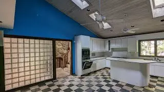 Заброшенный особняк с ПОТРЯСАЮЩЕЙ архитектурой! Одновременное сочетание футуризма и 80-х!