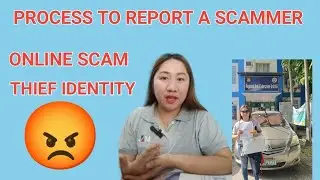 HOW TO REPORT A SCAMMER||ONLINE SCAM