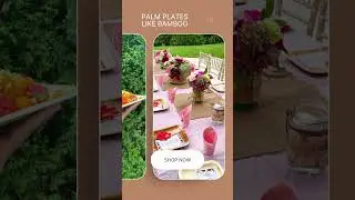 Palm Leaf Natural Plates