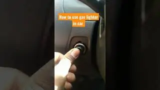 How to use Cigarette lighter in car. #viral #shorts