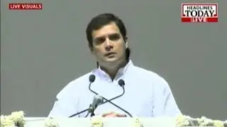 Rahul Gandhi speaks at event organised to celebrate Nehru's 125th birth anniv