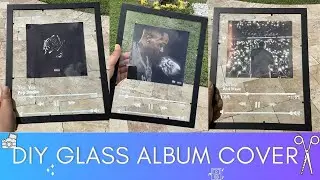 #DIY GLASS ALBUM COVER 🎶 | *EASY AND CHEAP*