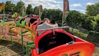 Family Dragon Coaster - Lemmerman ( Onride / POV ) [ Mega Kermis Uden 2025 ]