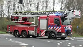 Brandweer Ridderkerk en Rotterdam met spoed naar melding van schoorsteenbrand in Oostendam!