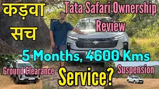 कड़वा सच !! Tata Safari 5 Months Ownership Review || Suspension, Ground Clearance ? MotoWheelz India