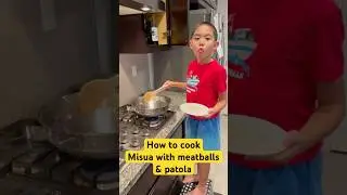 How to cook Misua with Meatballs & Patola #howtocook #misua #miswa #patola #meatballs #cooking
