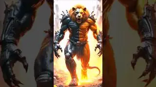 The Cyber-Wolf Phantom... #animalwarriors #epiccontent #tiktokadventures