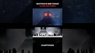 Batman Beyond | Live-Action Trailer vs. Cartoon Comparison #batmanbeyond #batmanbeyondedit #batman