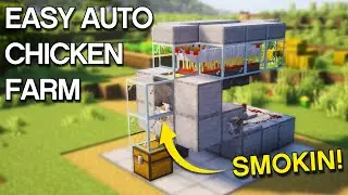 EASY AUTO COOKED CHICKEN | Minecraft Tutorials | Java 1.21.11