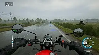 RIDE 3 - Let's Test TRIUMPH Street Twin 2016 | Dynamic Rainy Weather Gameplay