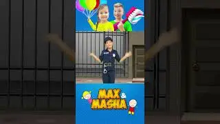 Zombie Police Finger Song | Police on Patrol | Max and Masha songs for kids #shorts #kidssongs